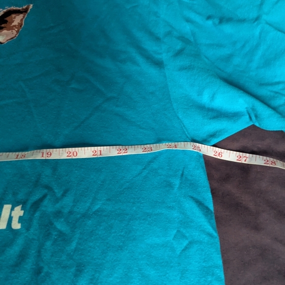 T-shirt "Getting Piggy With It". Size 2XL. Blue. NWT. - Picture 6 of 6